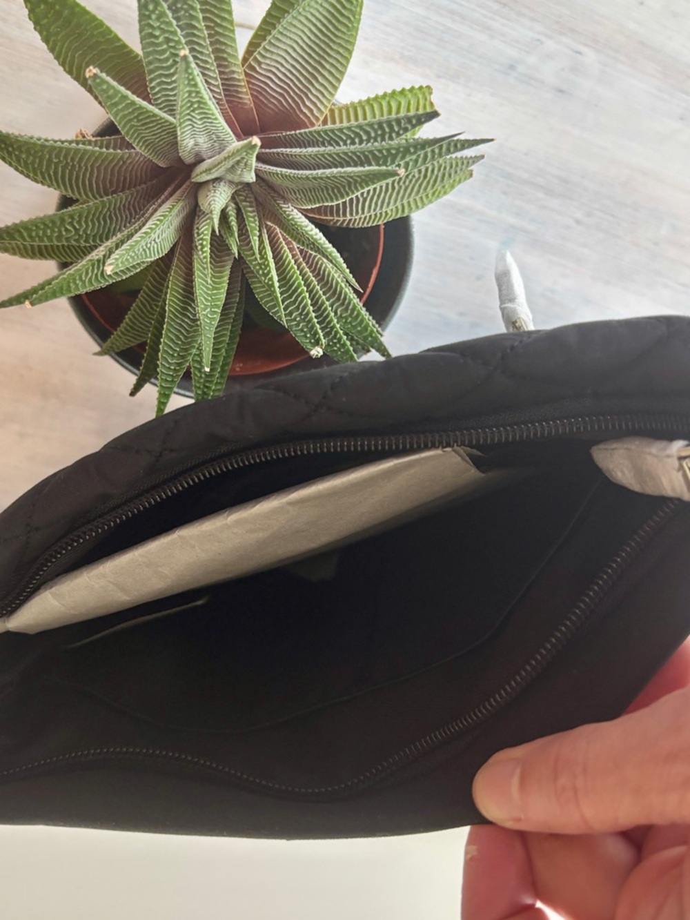 Black Bugatti Recycled Nylon Crossbody Bag with Adjustable Strap. NEW ❤️ - Picture 7 of 11